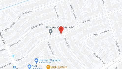 Map of the neighborhood around Princess Care Home IV