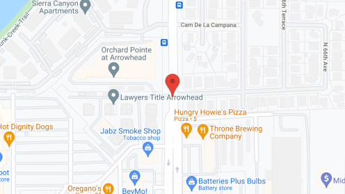 Map of the neighborhood around Orchard Pointe at Arrowhead