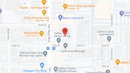 Map of the neighborhood around Valley Vista Senior Living