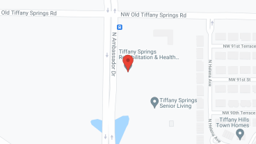 Tiffany Springs Senior Living in google map