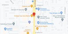 Galesburg Towers in google map