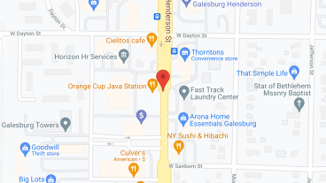 Galesburg Towers in google map