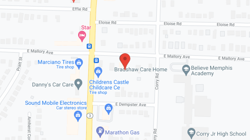 Map of the neighborhood around Bradshaw Care Home