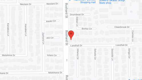 Map of the neighborhood around Oceanside Senior Home