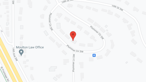 Map of the neighborhood around Plummer Place