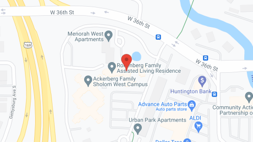 Map of the neighborhood around Roitenberg Family Assisted Living Residence
