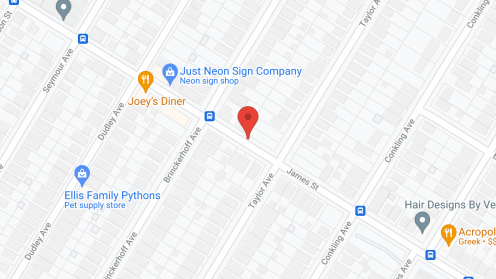 Map of the neighborhood around Oneida Center