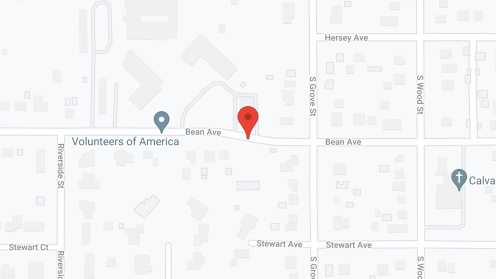 Map of the neighborhood around Woodcrest