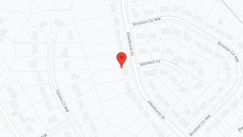Map of the neighborhood around The Mansions at Sandy Springs
