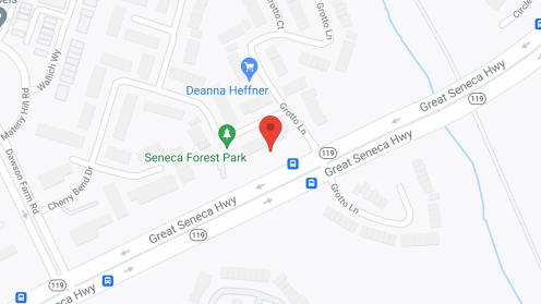 Map of the neighborhood around Lincoln Assisted Living
