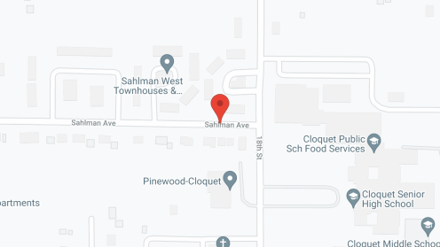 Map of the neighborhood around Sahlman East-West