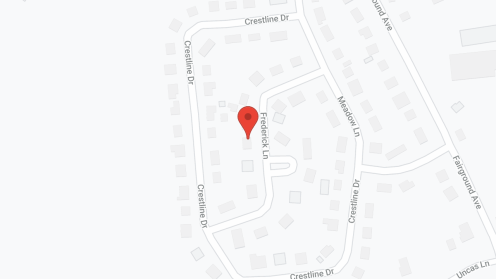 Map of the neighborhood around Carlton Hollow Apartments