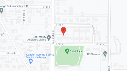 Map of the neighborhood around Canterbury Assisted Living