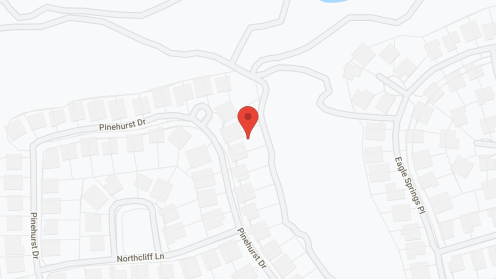 Map of the neighborhood around Morgan Creek Villa