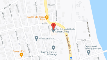 Cambridge Hillside Retirement Community in google map
