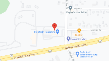 Cambridge Ebensburg in google map
