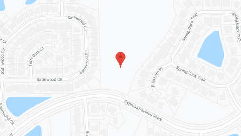Map of the neighborhood around CERTUS at Waterford Lakes