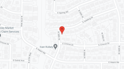 Map of the neighborhood around Tulsi Assisted Living