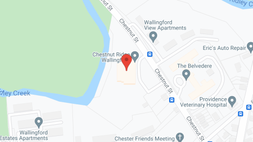 Map of the neighborhood around Chestnut Ridge Wallingford