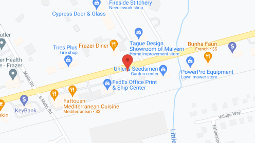 Map of the neighborhood around Echo Lake