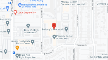 Parkside Senior Apartments in google map