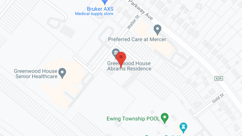 Map of the neighborhood around Abrams Residence