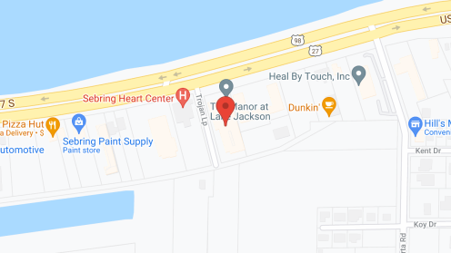 Map of the neighborhood around The Manor at Lake Jackson
