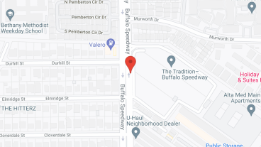 The Tradition - Buffalo Speedway in google map