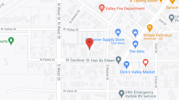 Valley Lakes in google map