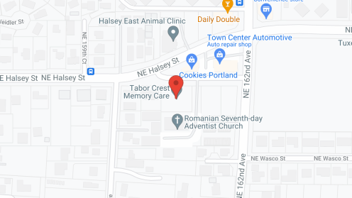 Map of the neighborhood around Tabor Crest II