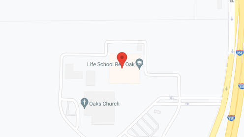Map of the neighborhood around Arabella of Red Oak Senior Living