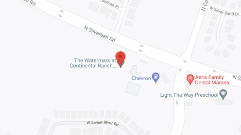 Map of the neighborhood around The Watermark at Continental Ranch