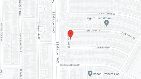 Map of the neighborhood around Cypress Assisted Living III