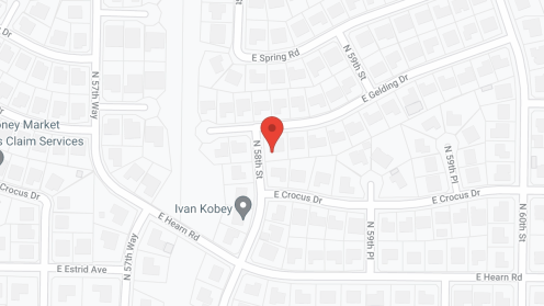 Map of the neighborhood around Sun Valley Manor