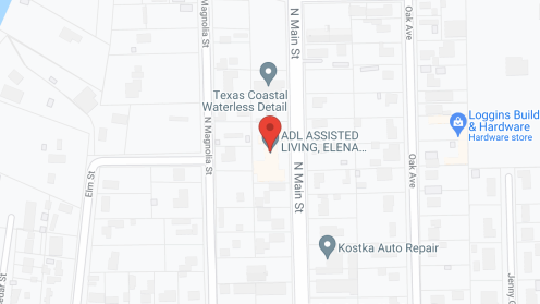 Map of the neighborhood around ADL Assisted Living Elena Estates