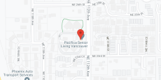 Pacifica Senior Living Vancouver in google map