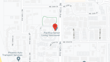 Pacifica Senior Living Vancouver in google map