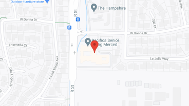 Pacifica Senior Living Merced in google map