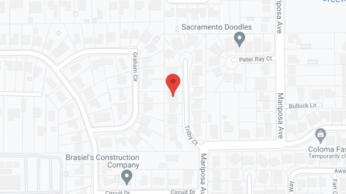 Map of the neighborhood around I Love You Dad