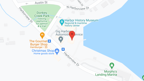 Map of the neighborhood around Penrose Harbor at Heron's Key