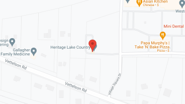 Heritage Lake Country Independent Senior Living DUP in google map