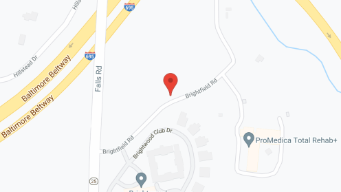 Map of the neighborhood around Brightwood Retirement Comm