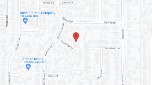 Map of the neighborhood around Sunset Garden III