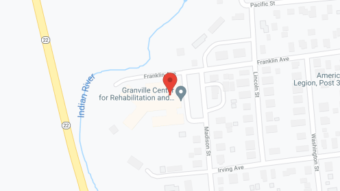 Map of the neighborhood around Granville Center