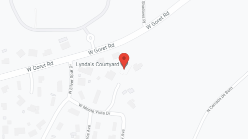 Map of the neighborhood around Lynda's Courtyard