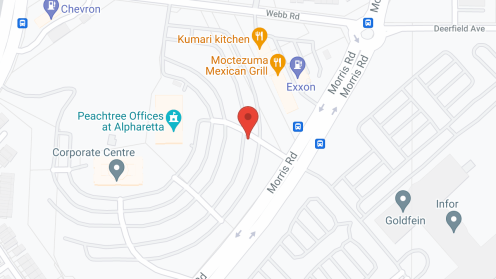 Map of the neighborhood around Village Park Milton