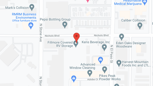 Map of the neighborhood around CCA Cascade House
