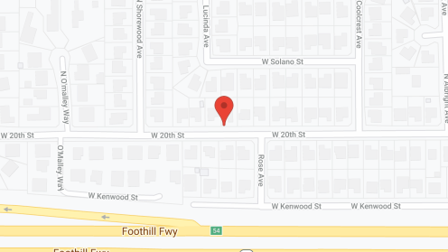 Map of the neighborhood around Zen Garden