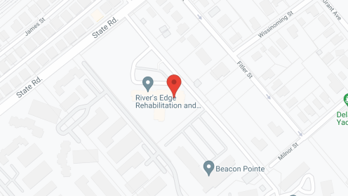 Map of the neighborhood around River's Edge Nursing and Rehabilition Center
