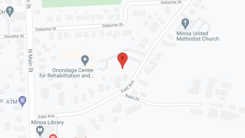 Map of the neighborhood around Onondaga Center for Rehabilitation and Nursing